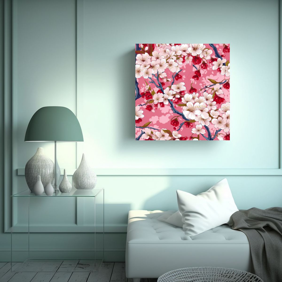 GENERICO - Cuadro Decorativo Abstracto Y Vibrante Con 80x80 Cm