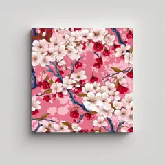 GENERICO - Cuadro Decorativo Abstracto Y Vibrante Con 40x40 Cm