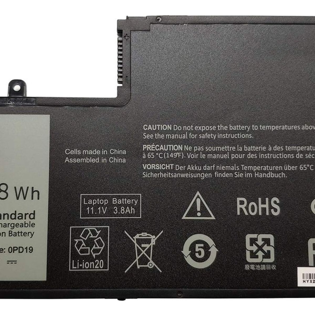 GENERICO - Bateria 0pd19 Para Dell Inspiron 14 5442 5443 5445 5447 5448