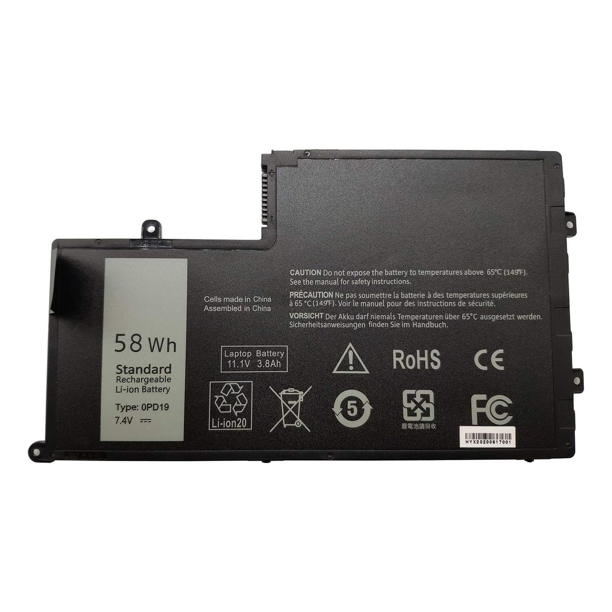 GENERICO - Bateria 0pd19 Para Dell Inspiron 14 5442 5443 5445 5447 5448