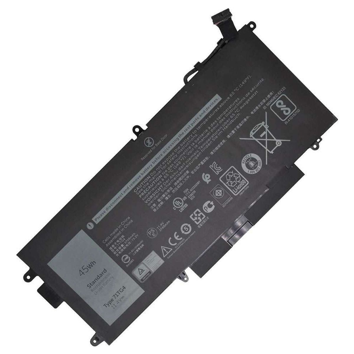 GENERICO - Bateria 71tg4 Para Dell Latitude 13 7389 7390 2-en1 Series