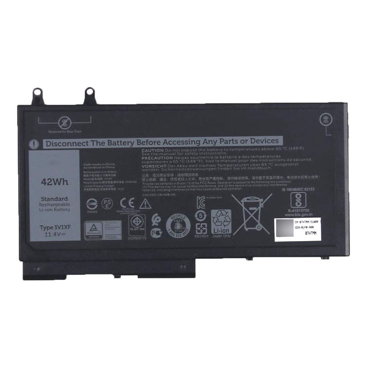 GENERICO - Bateria 1v1xf Para Dell Latitude 5400 5410 5500 5510 Serie