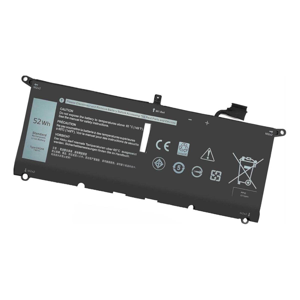 GENERICO - Bateria g8vcf Dxgh8 Para Dell Xps 13 9370 9380 Series