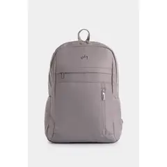 VELEZ - Vélez Morral Sierra En Lona Para Hombre Manija Cuero Gris