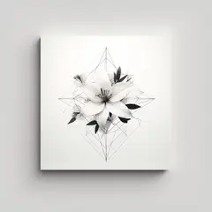 GENERICO - Vanguardia Calidez Tela En Bastidor Forma 30x30 Cm