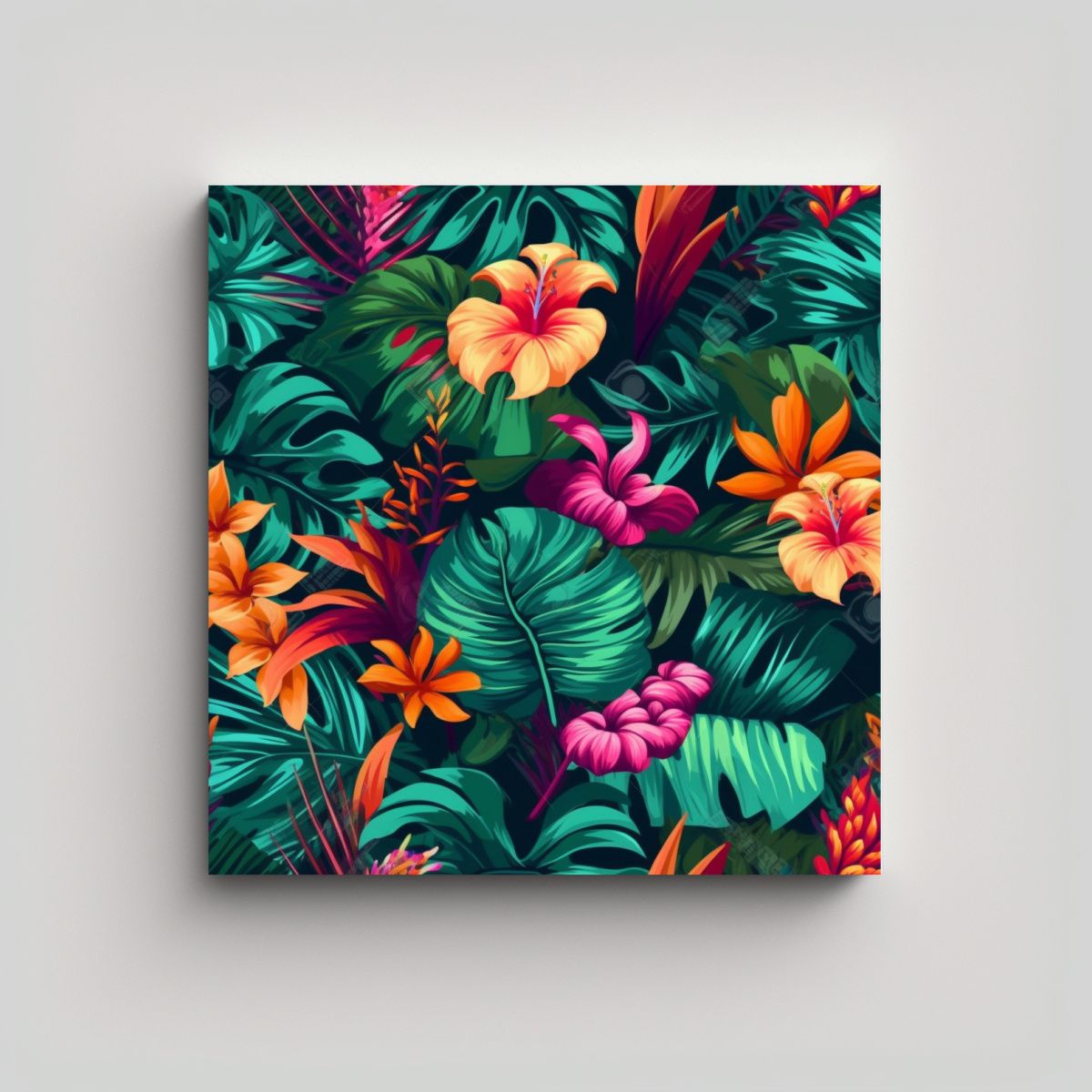 GENERICO - Cuadros Decorativos Tropical De Alta Calidad Con 30x30 Cm