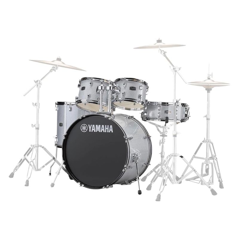 YAMAHA - Shell pack 5 piezas bombo 22" Rydeen RDP2F5 Silver Glitter - Yamaha