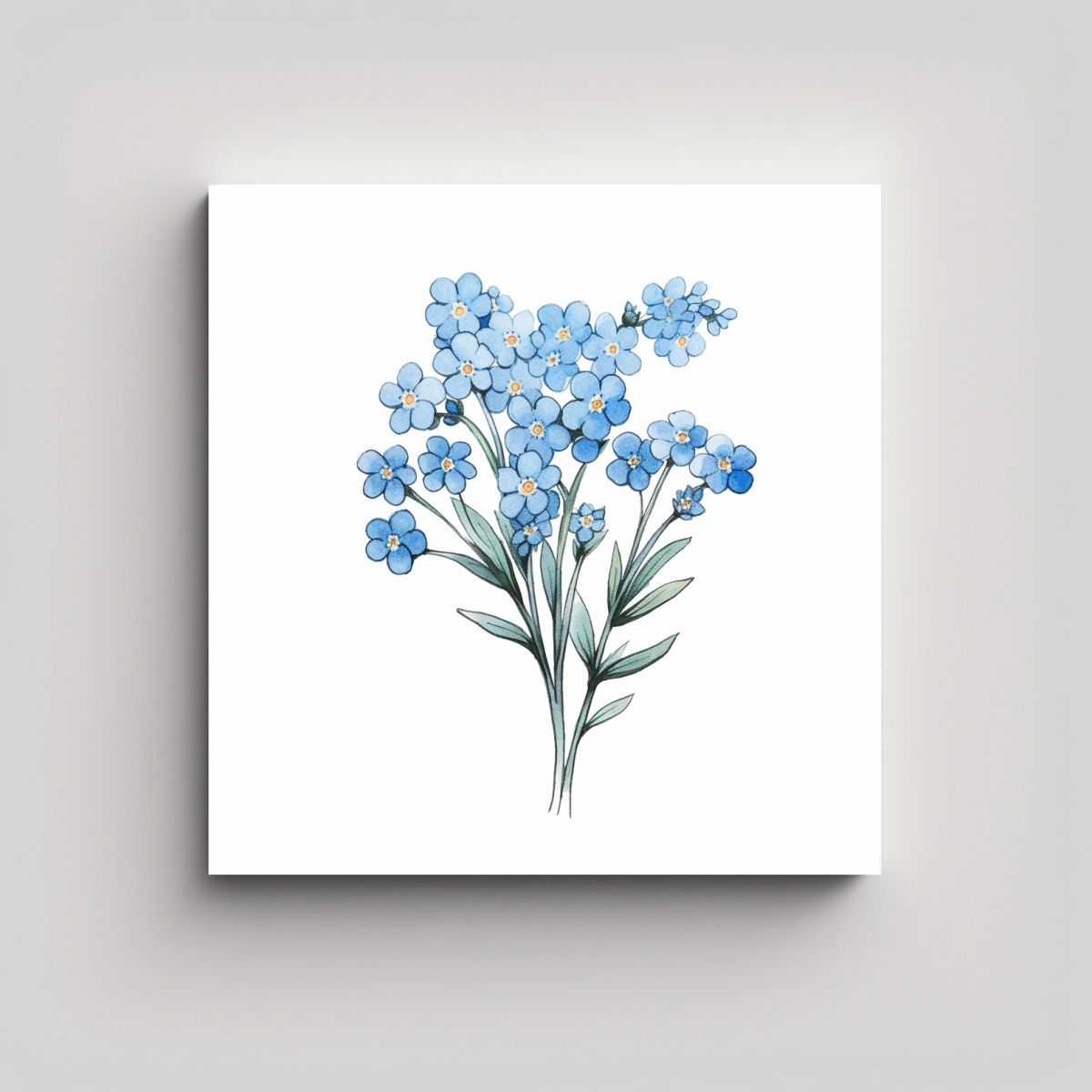 GENERICO - Cuadros Decorativos De Baño Con Hermosos Clipart 30x30 Cm