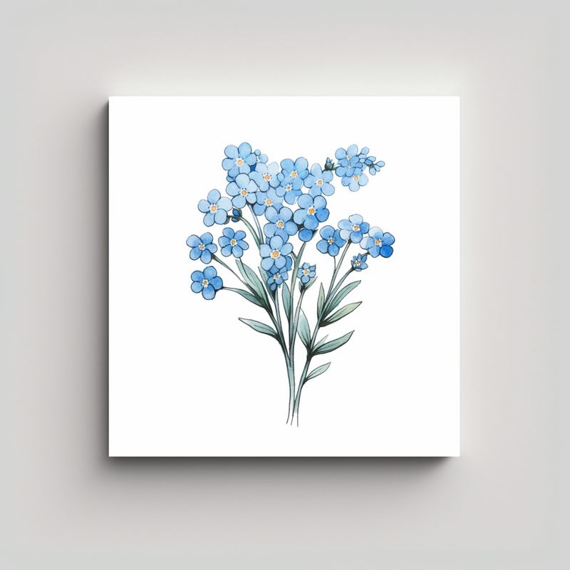 GENERICO - Cuadros Decorativos De Baño Con Hermosos Clipart 30x30 Cm