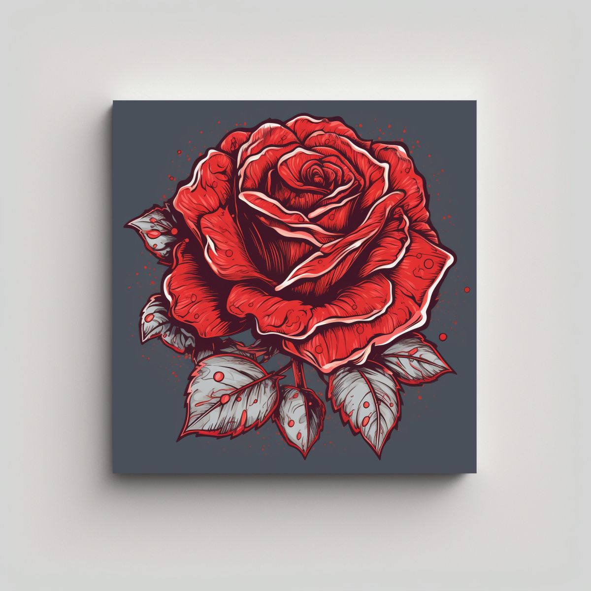 GENERICO - Decoración De Pared Tela En Bastidor Diseño De 60x60 Cm