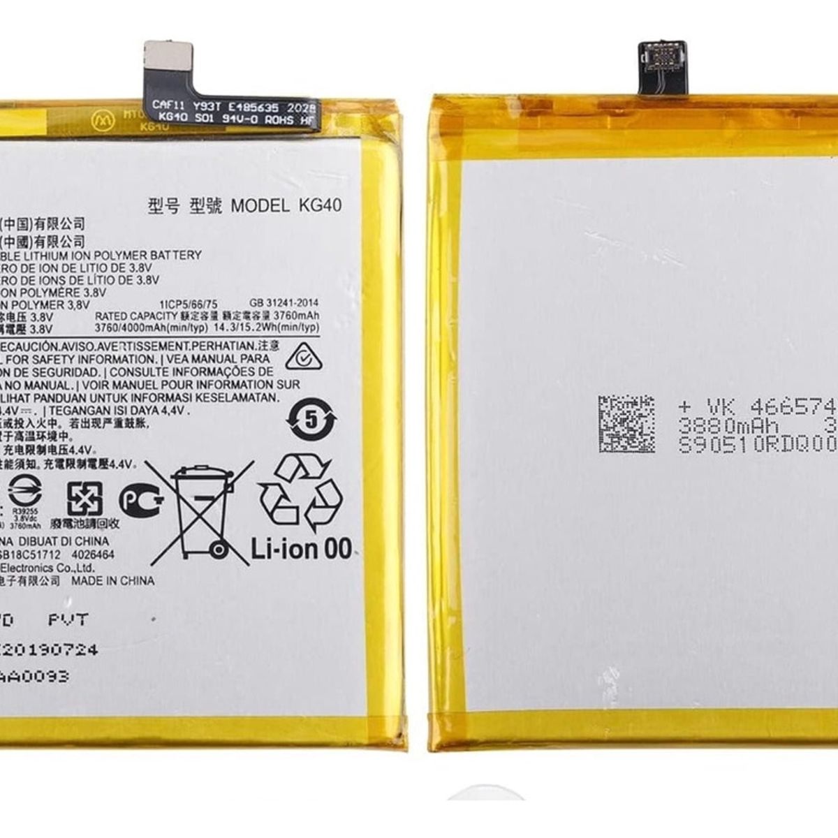 GENERICO - Bateria Para Motorola One Macro G8 Play + Kit Herramientas