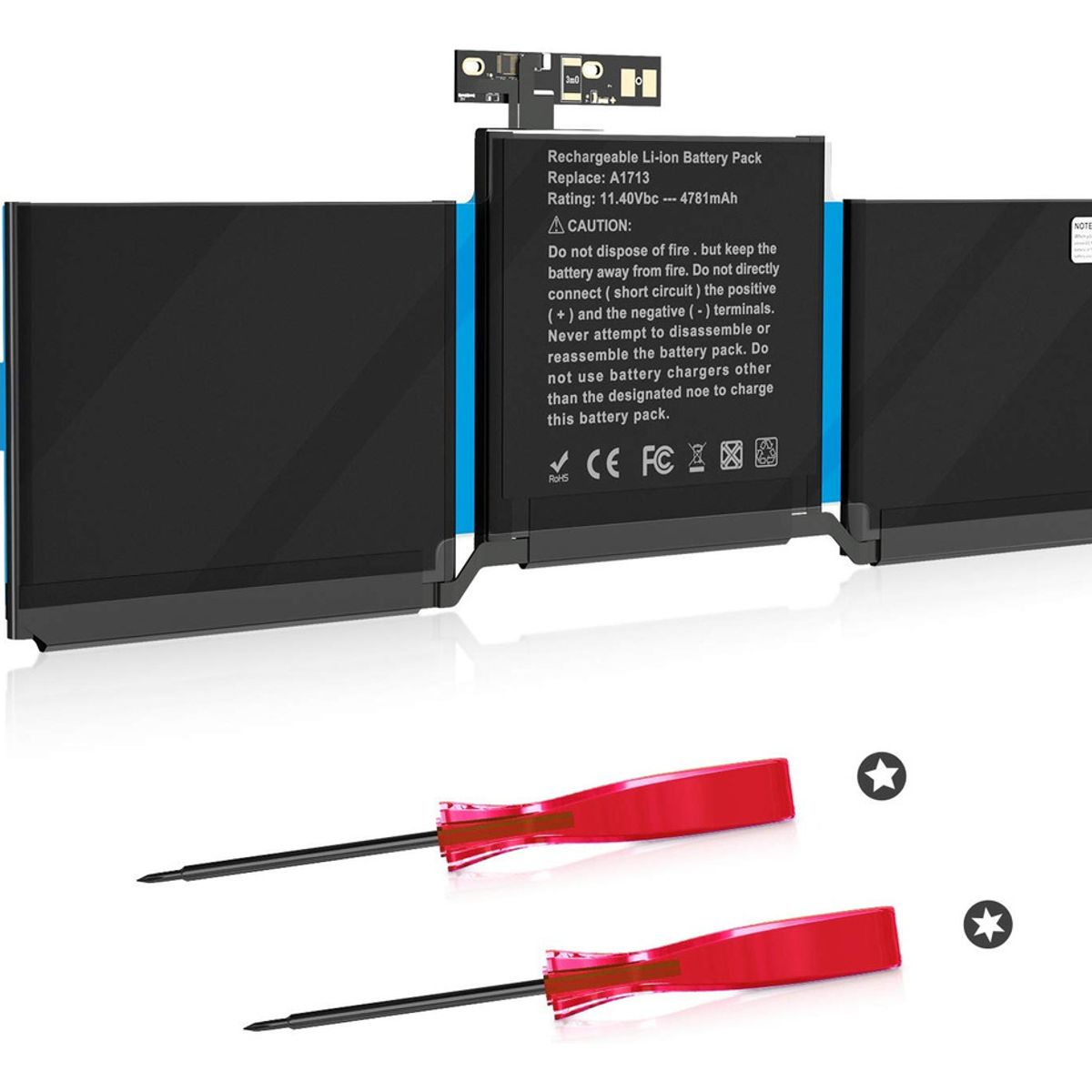 GENERICO - Bateria A1713 Para Macbook Pro Retina 13 A1708 Emc 2978 3164