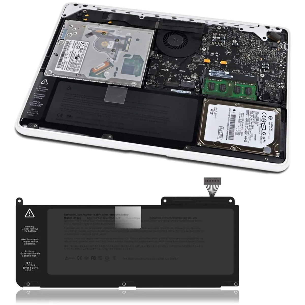 GENERICO - Bateria A1331 Para Macbook White A1342 Emc2350 Emc2395 Nueva