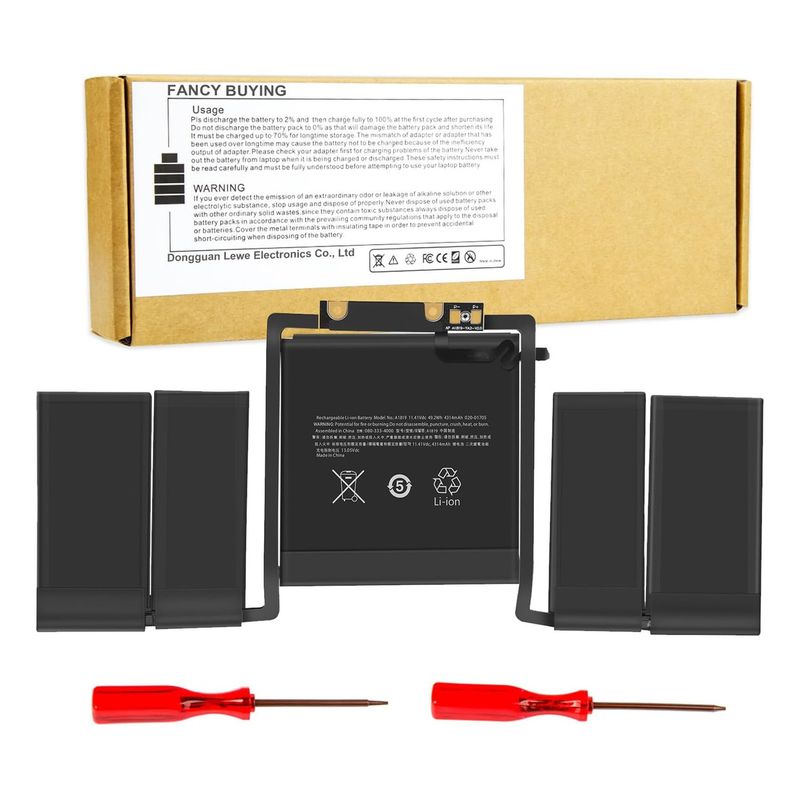 GENERICO - Batería Nueva A1819 + Kit Herram Para Macbook Pro 13 A1706