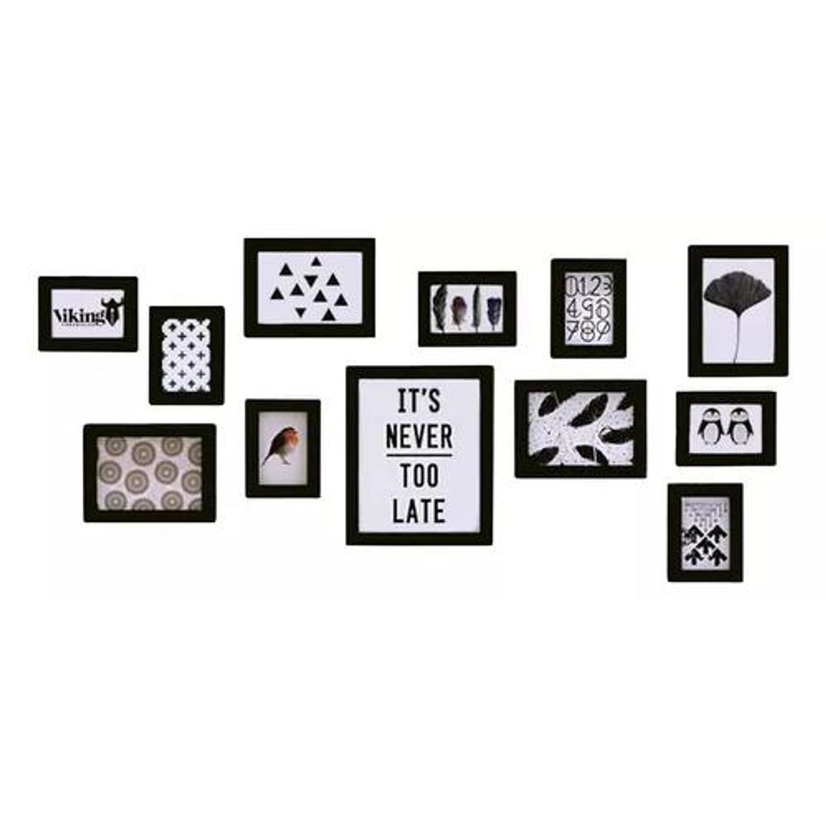 GENERICO - Set de marcos decorativos para fotos 12 piezas