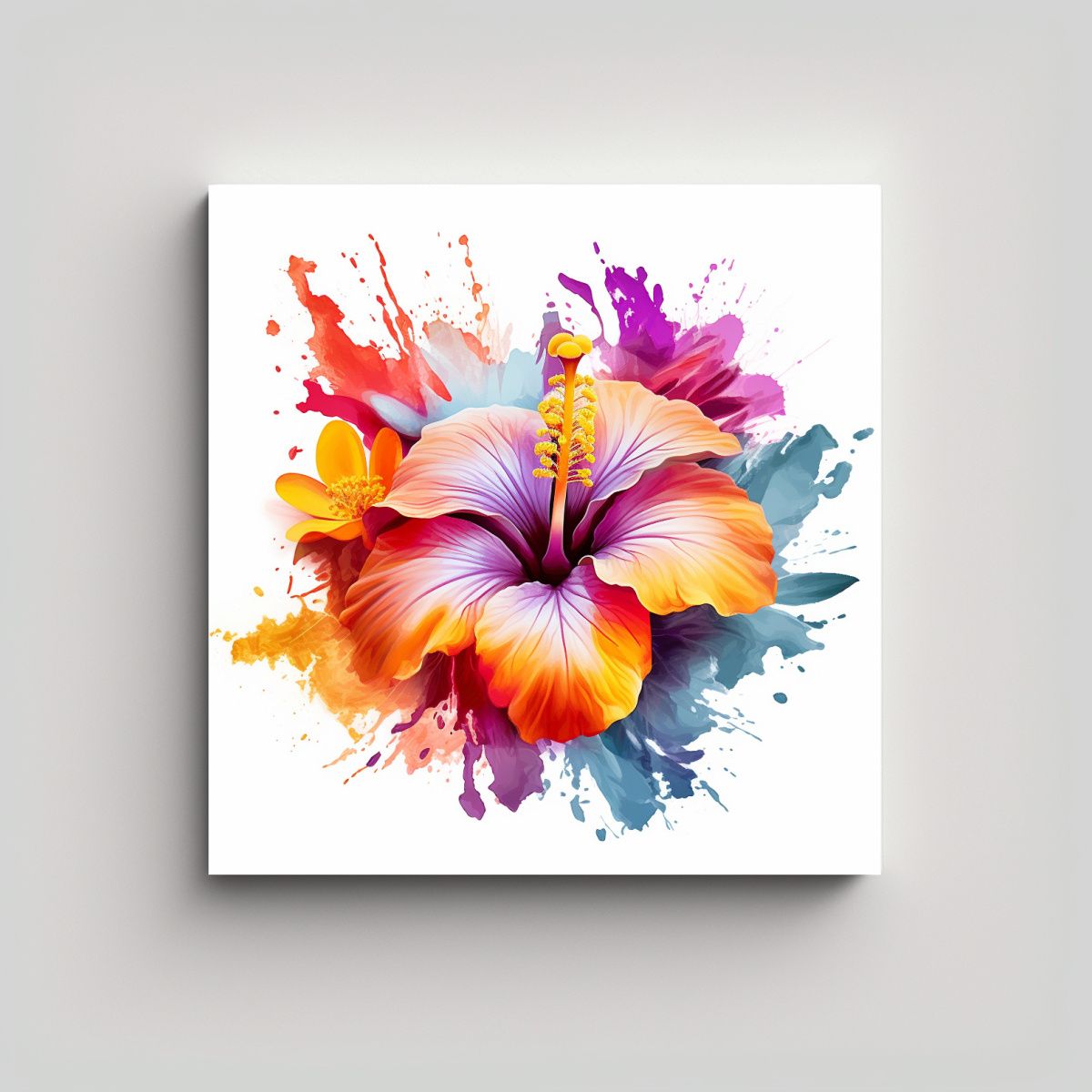 GENERICO - Estilo Hawaiano Vanguardia Linda Pintura Exótica 60x60 Cm