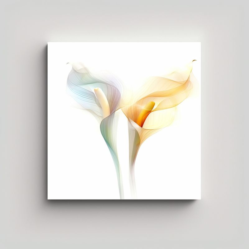 GENERICO - Arte Decorativo Abstracto Geométrico Luminoso 70x70 Cm