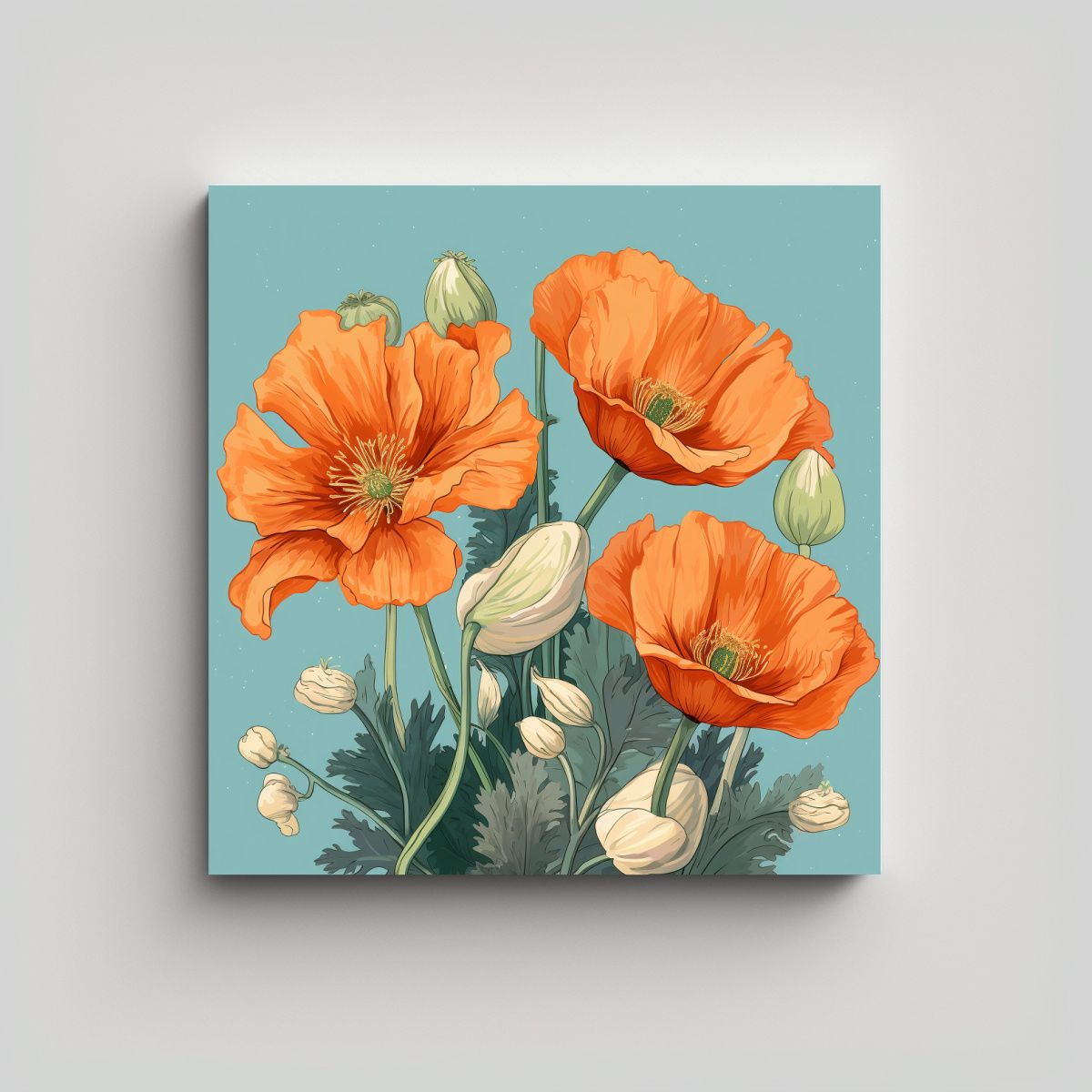 GENERICO - Ilustración Equilibrio Visual Arte Conceptual 50x50 Cm