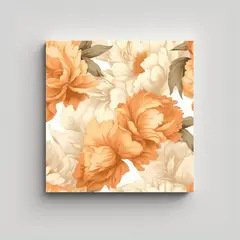 GENERICO - Iluminada Fotografía Lienzo Peonías Bellas Por 50x50 Cm