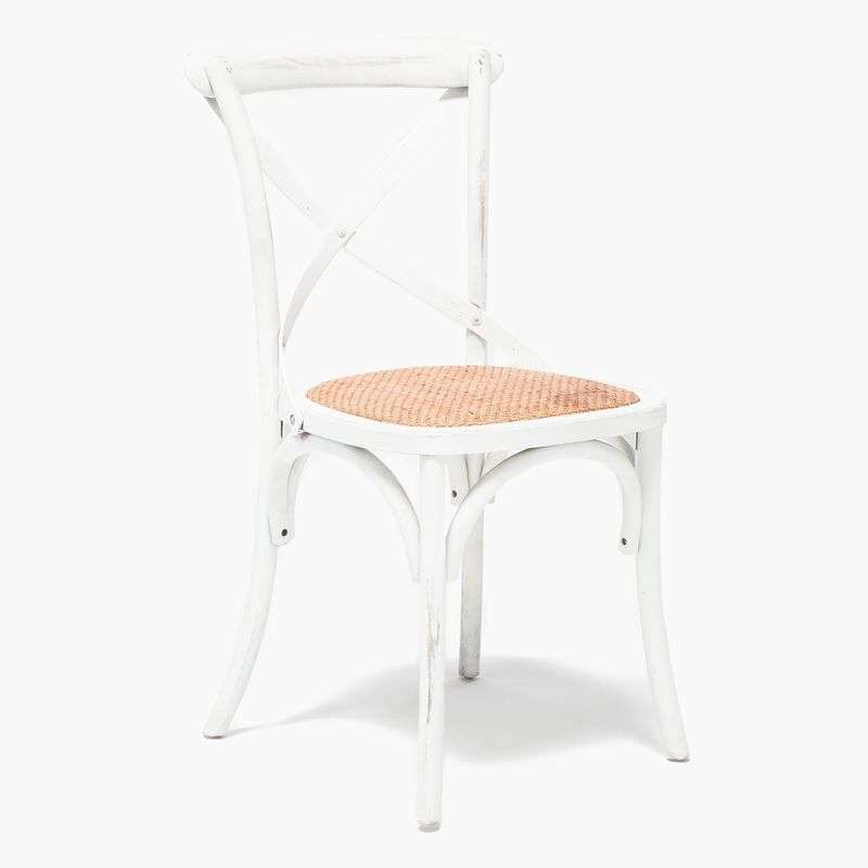 SPAZZIO - Juego De Comedor Paris 135/6 Sillas Blanco Jdc256 Spazzio