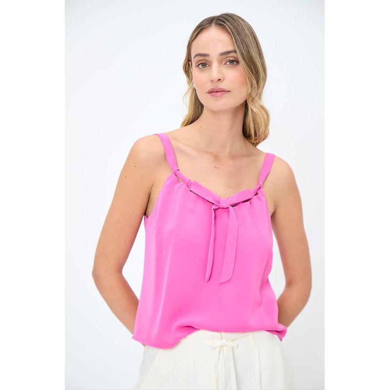 IO - Blusa Sin Mangas Fucsia Mujer Io