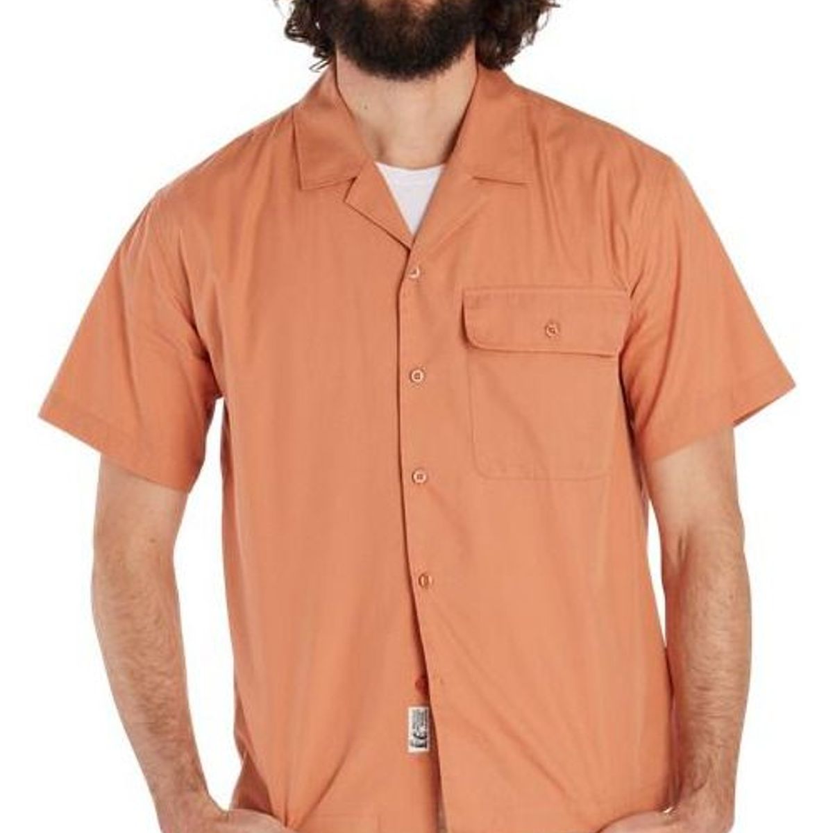 MARMOT - Camisa Hombre Marmot Muir Camp Ss Naranja