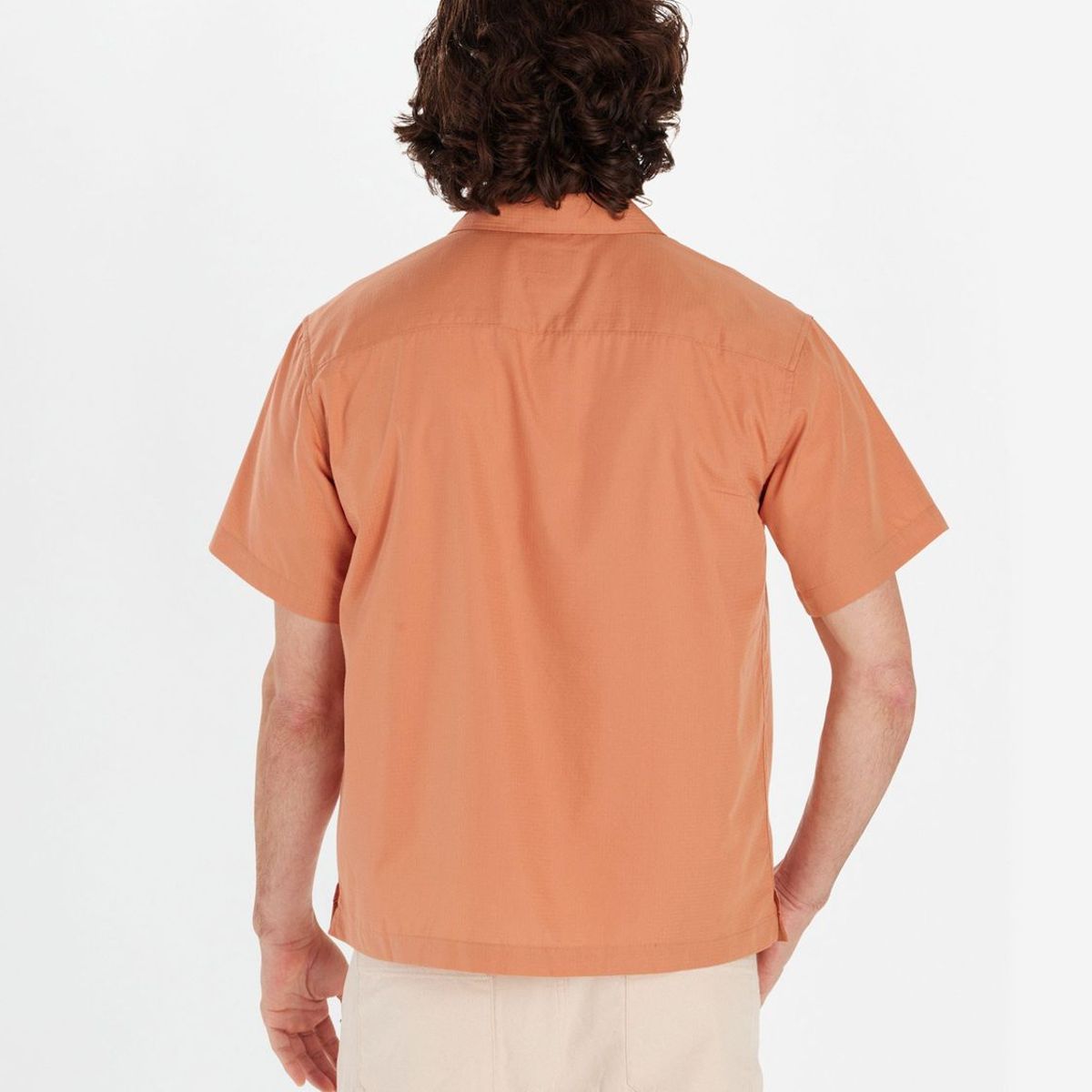 MARMOT - Camisa Hombre Marmot Muir Camp Ss Naranja