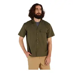 MARMOT - Camisa Hombre Manga Corta Muir Camp Verde
