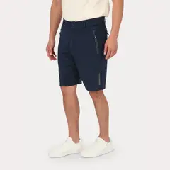 GANGSTER - Bermuda Jogger Liso Comfort Azul