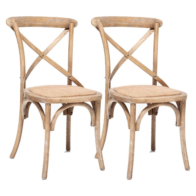 SPAZZIO - Pack 2 Sillas De Comedor Retro Spazzio