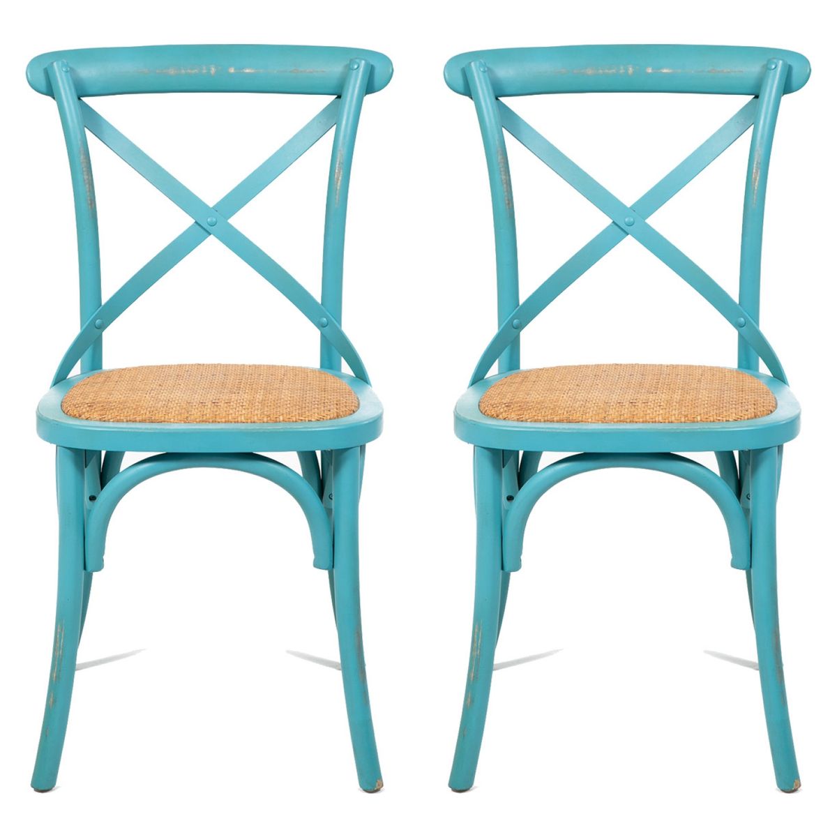 SPAZZIO - Pack 2 Sillas De Comedor Retro Spazzio