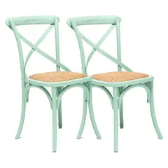 SPAZZIO - Pack 2 Sillas De Comedor Retro