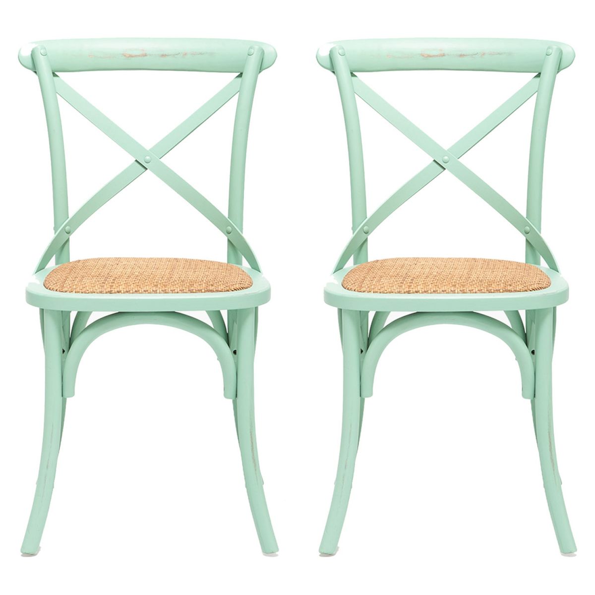 SPAZZIO - Pack 2 Sillas De Comedor Retro Spazzio