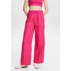 ESPRIT - Pantalón De Algodón Y Lino Mujer