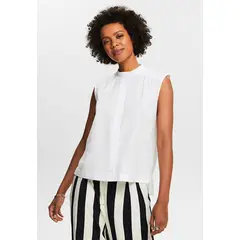 ESPRIT - Blusa Sin Mangas Mujer