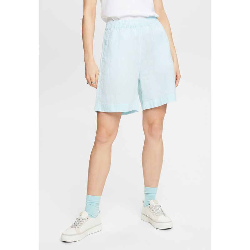 ESPRIT - Short De Lino Y Algodón Mujer Esprit ESPRIT