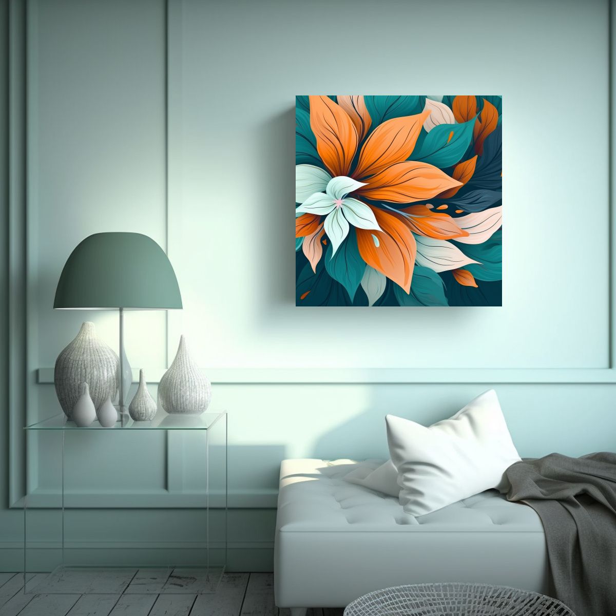 GENERICO - Decorativo Alta Calidad Arte Intenso Pinturas 70x70 Cm