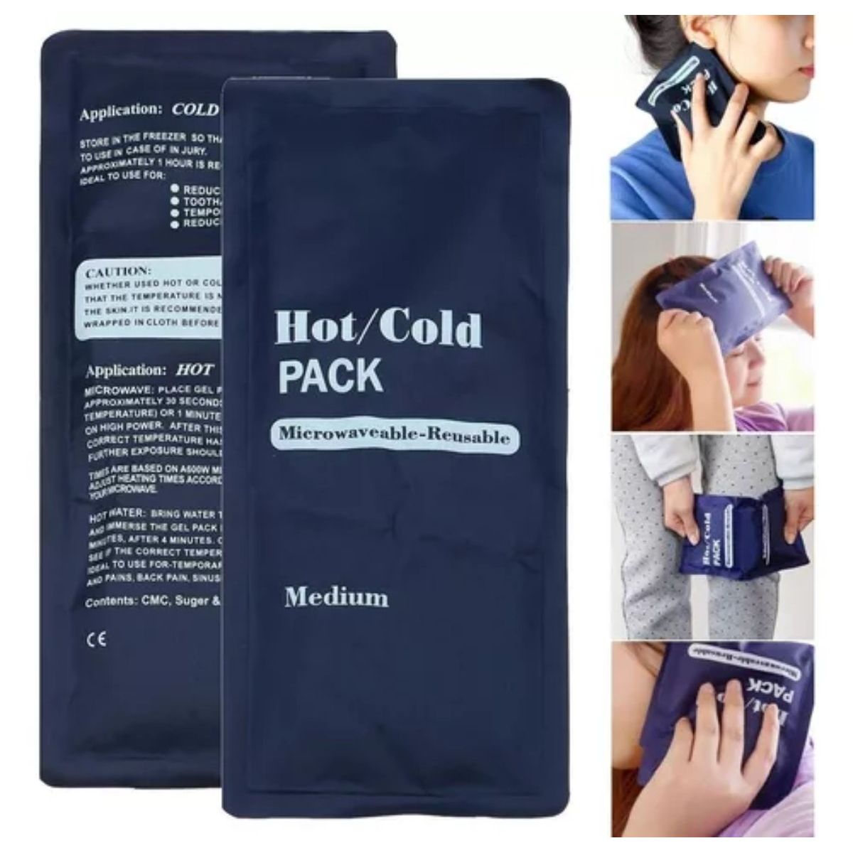 OEM - Gel Frio Calor Para Golpes Y Lesiones Terapia Reutilizable