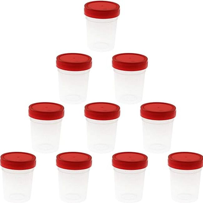 OEM - Pack 50 Frasco Recolector para Muestras de Orina de 60ml