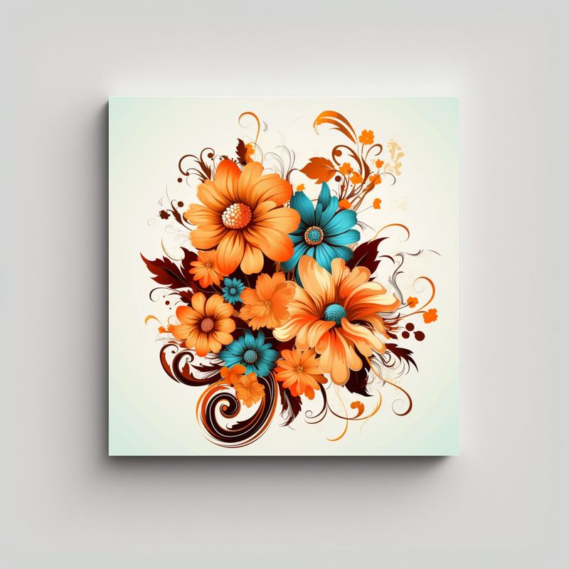 GENERICO - Cuadro Decorativo Vanguardia Belleza: Tela En 30x30 Cm