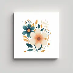 GENERICO - Ilustración Inspirada En La Naturaleza: Arte 30x30 Cm