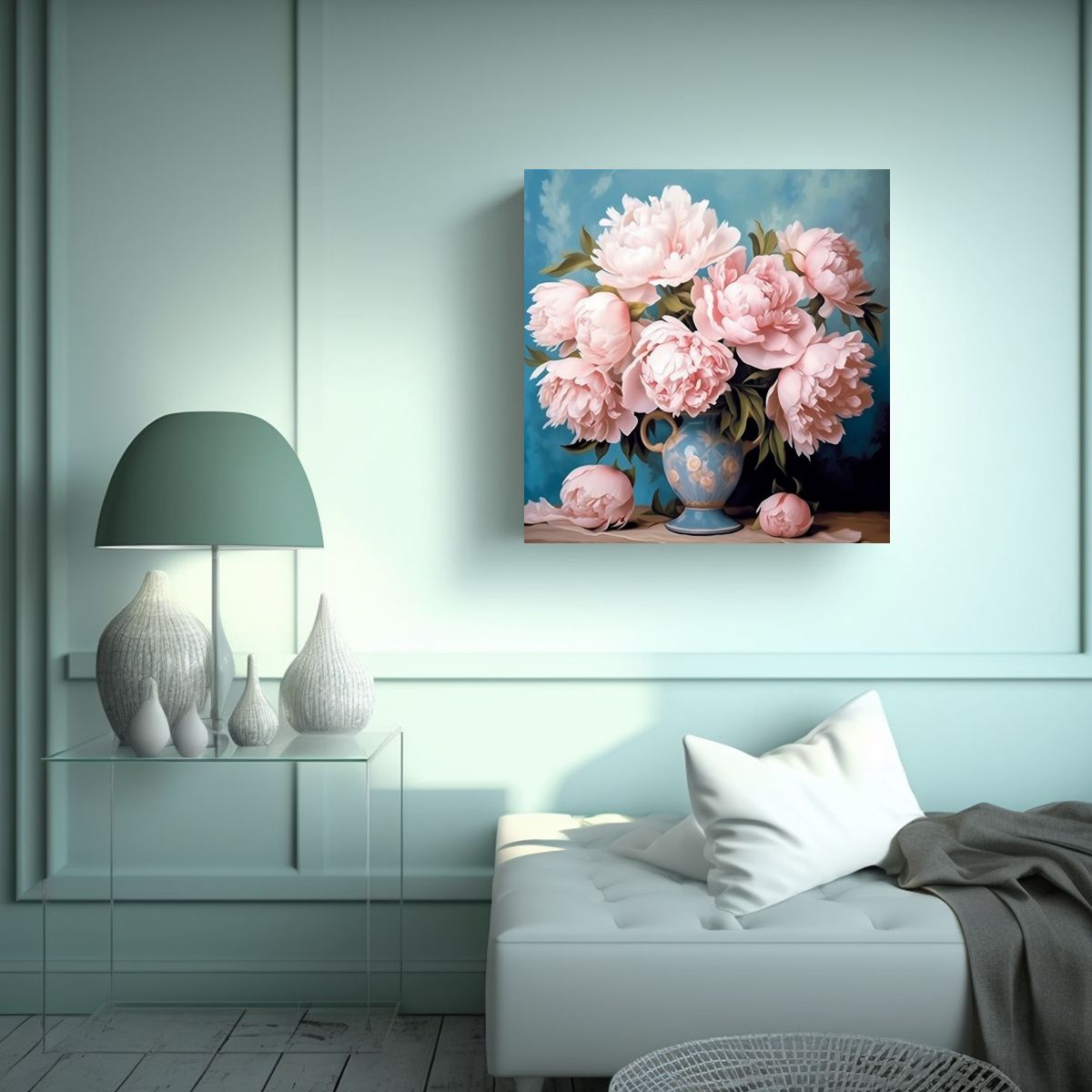 GENERICO - Bastidor De Pintar Por Números Con Marco: 30x30 Cm