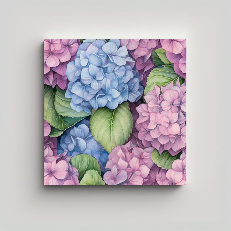 GENERICO - Arte Decorativo Vanguardia Clásico Flores 30x30 Cm