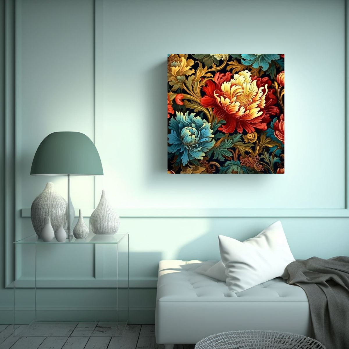 GENERICO - Inspirador Arte De Pared De Oficina Con Patrón 80x80 Cm