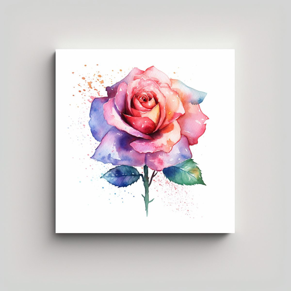 GENERICO - Cuadro Decorativo Intenso De Composición 70x70 Cm