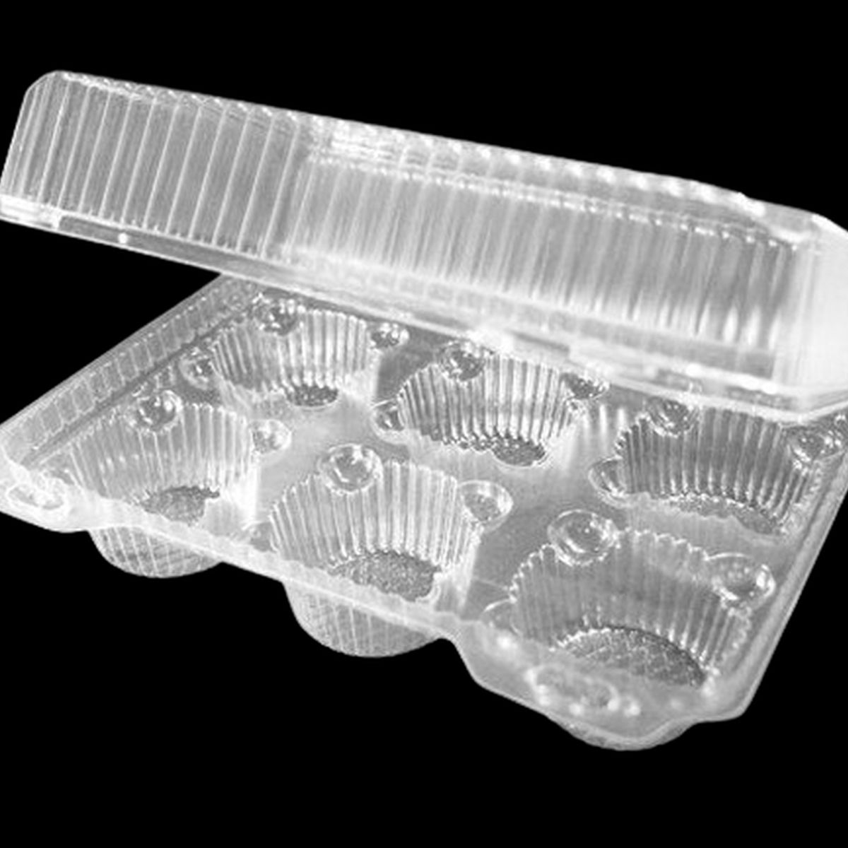 GENERICO - Caja para 6 Muffin / Cupcake / Queque