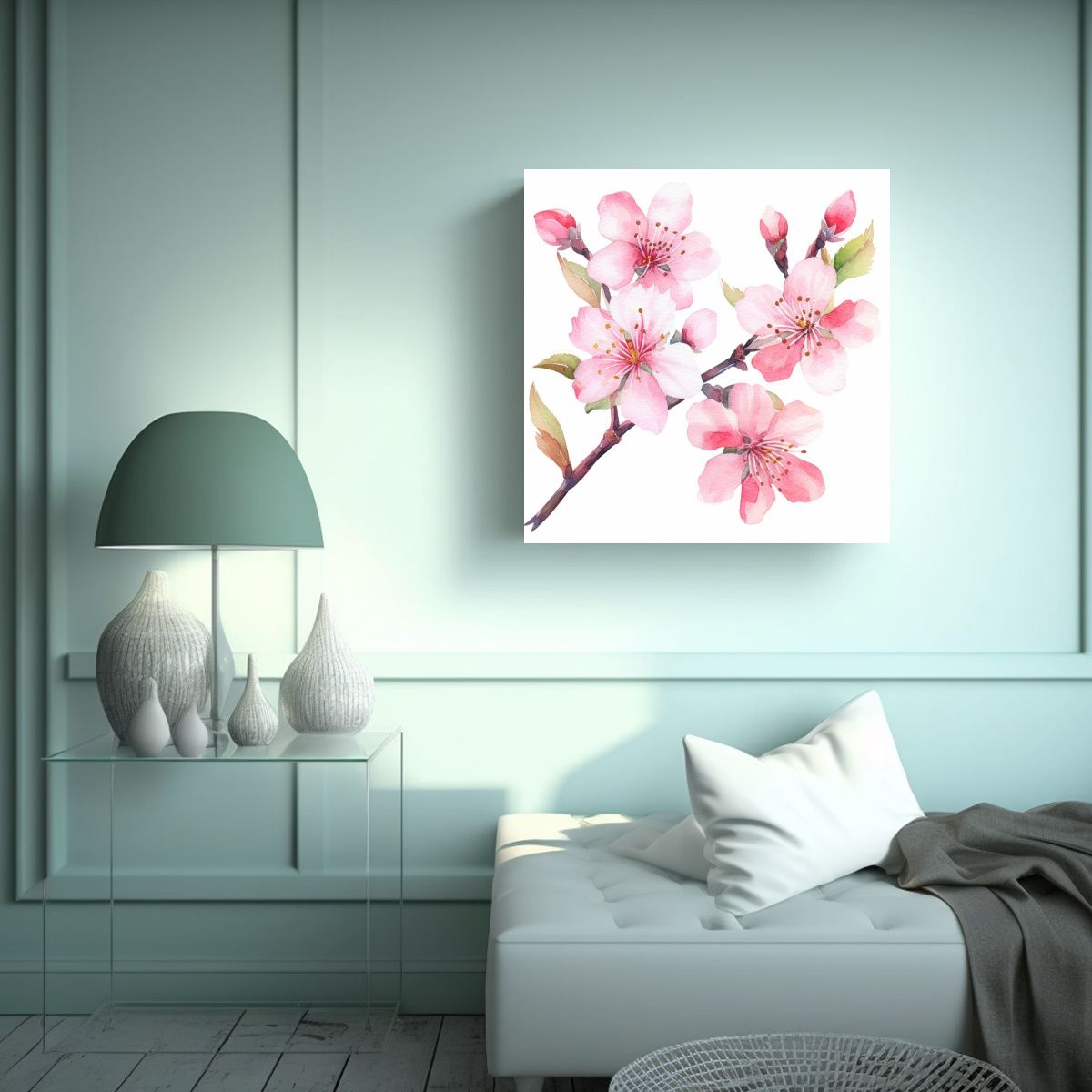 GENERICO - Cuadro Decorativo Lienzo Dreamy: Contraste De 30x30 Cm