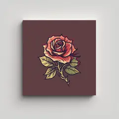 GENERICO - Profundidad En Arte Patrón Intenso: Diseño 30x30 Cm