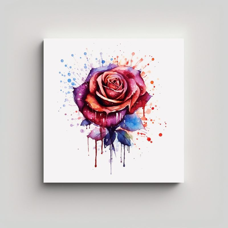 GENERICO - Cuadro Decorativo Duradero Canva: Diseño En 30x30 Cm