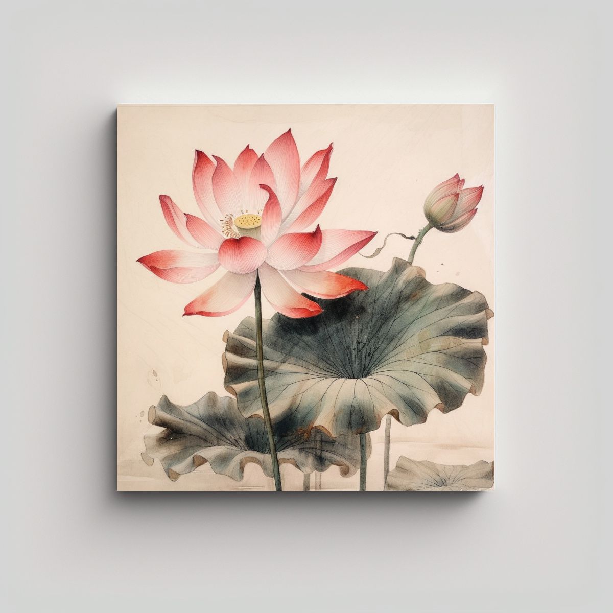 GENERICO - Espectacular Tela En Bastidor: Dibujo Simétrico 40x40 Cm